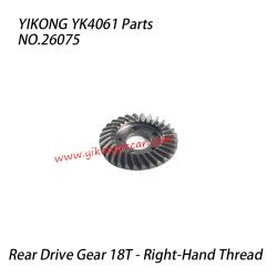 YIKONG YK4061 Parts Rear Drive Gear 18T Right-Hand Thread 26075