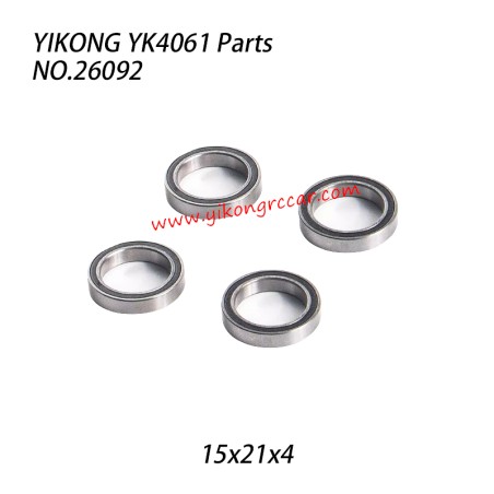 YIKONG YK4061 Parts Ball bearing 15x21x4 26092