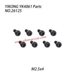 YIKONG YK4061 Parts Cup head hexagon socket screw M2.5x4 26125