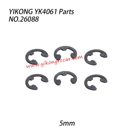 YIKONG YK4061 RC Crawler Parts E-type ring clip 5mm 26088