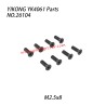 YIKONG YK4061 RC Crawler Parts Flat-head hex socket screw M2.5x8 26104