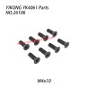 YIKONG YK4061 Parts Flat-head hex socket screw M4x10 26106