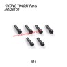 YIKONG YK4061 Parts Longitudinal shaft female threaded cup screw shaft M4 26102