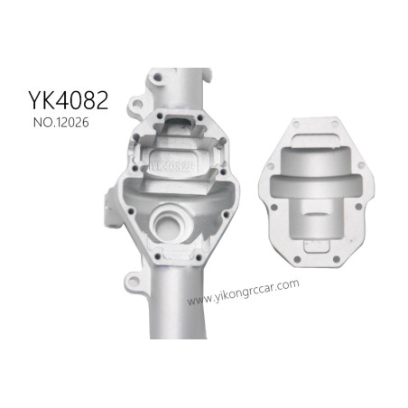 YIKONG YK4082 1/8 RC Truck Parts CNC Aluminum Alloy Front Axle Box 12026