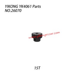YIKONG YK4061 RC Crawler Parts Motor Gear 15T 26070