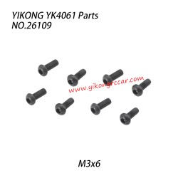 YIKONG YK4061 Parts Pan Head Hex Screw M3x6 26109