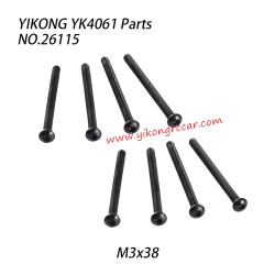 YIKONG YK4061 Parts Pan-head hex socket screw M3x38 26115
