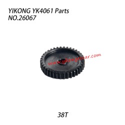YIKONG YK4061 RC Truck Parts Reducer Large Gear 38T 26067
