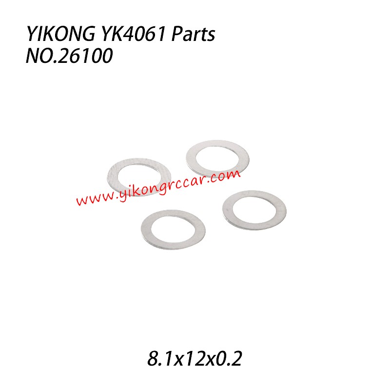 YIKONG YK4061 RC Crawler Parts Washer 8.1x12x0.2 26100 YIKONG YK4061 RC Crawler Parts Washer 8.1x12x0.2 26100