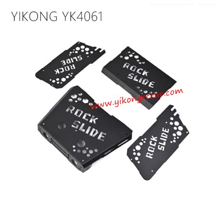 YIKONG YK4061 RC Car Upgrade Parts Full Metal Body Armor