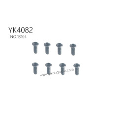 YIKONG YK4082 RC Crawler Parts flat head socket hexagon M2.5*6 13104