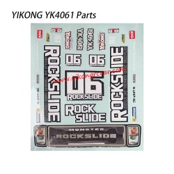 YIKONG YK4061 Parts Stickers