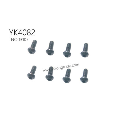 YIKONG YK4082 Pro RC Crawler Parts Flat Head Socket Hexagon M3*8 13107