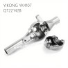 YIKONG YK4107 Upgrade Parts Metal Front Axle Shell QT22142B silver