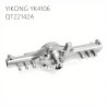 YIKONG YK4106 Pro Upgrade Parts Metal Rear Axle QT22142A Silver