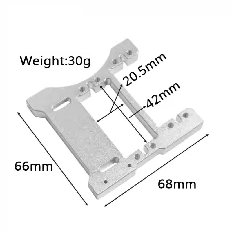 YIKONG YK4082 Upgrade Parts Servo Mount silver