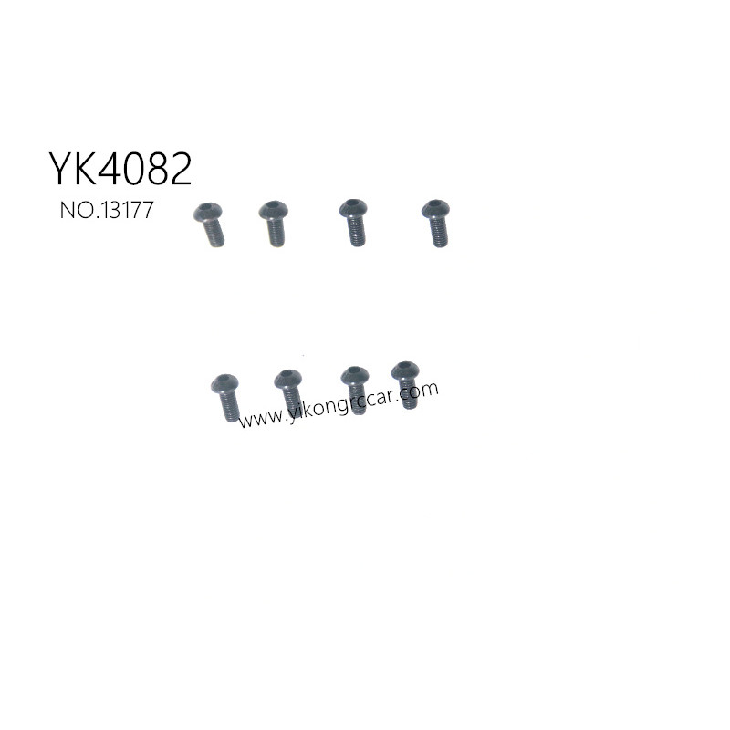 YIKONG YK4082 Pro RC Car Parts Pan Head Socket Head Screw 2*4 13177