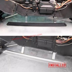 YIKONG YK4083 RC Truck Upgrade Parts CNC Metal Foot Pedals installed