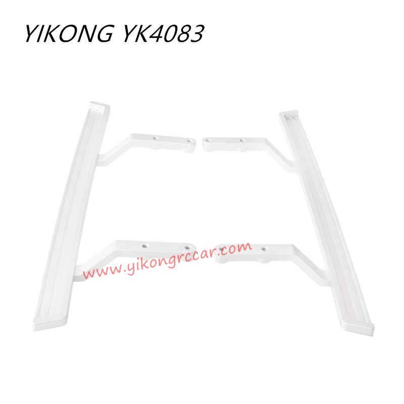 YIKONG YK4083 RC Truck Upgrade Parts CNC Metal Foot Pedals silver YIKONG YK4083 RC Truck Upgrade Parts CNC Metal Foot Pedals silver