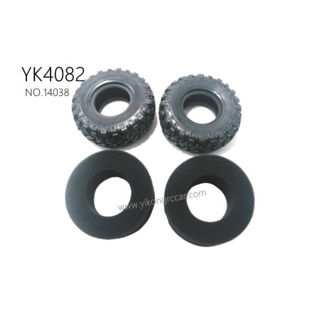 YIKONG YK4082 Off-road RC Car Parts Tire leather and sponge (new) 14038