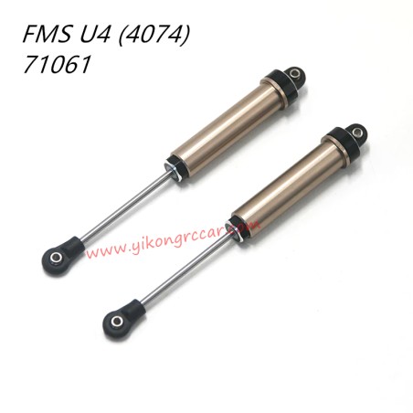 FMS 10702 (4074) RC Truck Parts Rear Shock Set Without Spring APSC71061