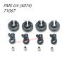FMS 10702 (4074) RC Truck Parts Shock Rod End And Spring Cups APSC71067 FMS 10702 (4074) RC Truck Parts Shock Rod End And Spring Cups APSC71067