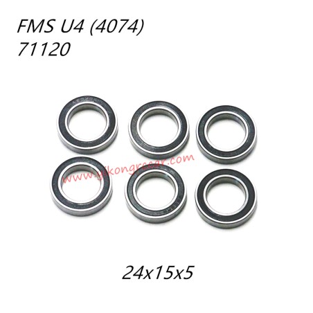 FMS 10702 (4074) RC Truck Parts Ball Bearing 24x15x5 APSC71120