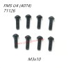 FMS 10702 (4074) RC Truck Parts Button Head Screws M3x10 APSC71126