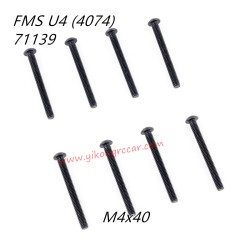 FMS 10702 (4074) 1/7 RC Car Parts Button Head Screws M4x40 APSC71139