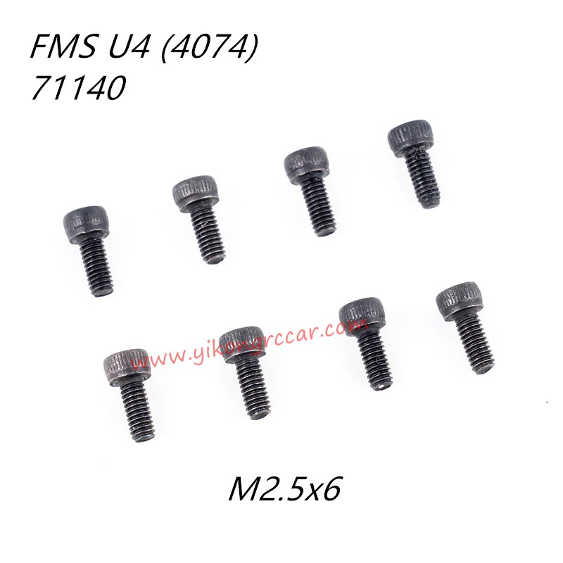 FMS 10702 (4074) 1/7 RC Car Parts Cap Head Screws M2.5x6 APSC71140 FMS 10702 (4074) 1/7 RC Car Parts Cap Head Screws M2.5x6 APSC71140