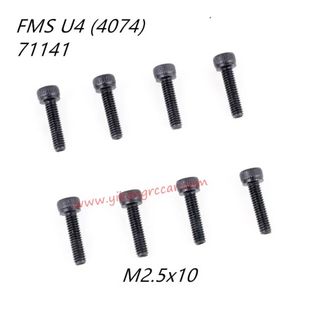 FMS 10702 (4074) 1/7 RC Car Parts Cap Head Screws M2.5x10 APSC71141