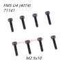 FMS 10702 (4074) 1/7 RC Car Parts Cap Head Screws M2.5x10 APSC71141 FMS 10702 (4074) 1/7 RC Car Parts Cap Head Screws M2.5x10 APSC71141