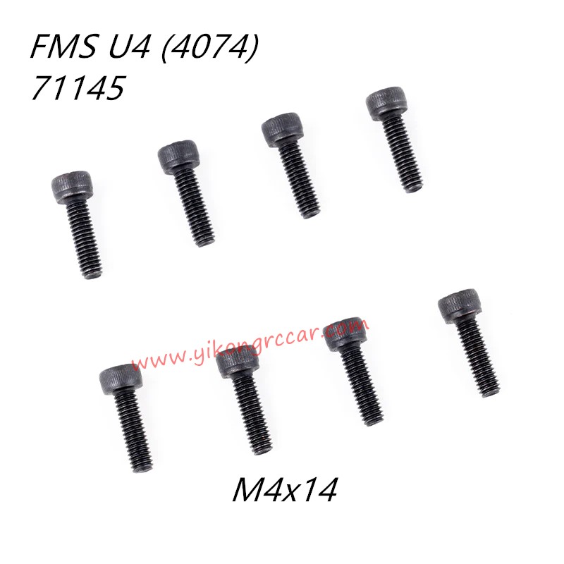 FMS 10702 (4074) 1/7 RC Car Parts Cap Head Screws M4x14 APSC71145 FMS 10702 (4074) 1/7 RC Car Parts Cap Head Screws M4x14 APSC71145