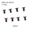 FMS U4 10702 RC Car Parts Flat Head Screws M4x8 APSC71148