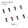 FMS U4 10702 RC Car Parts Flat Head Screws M4x12 APSC71149