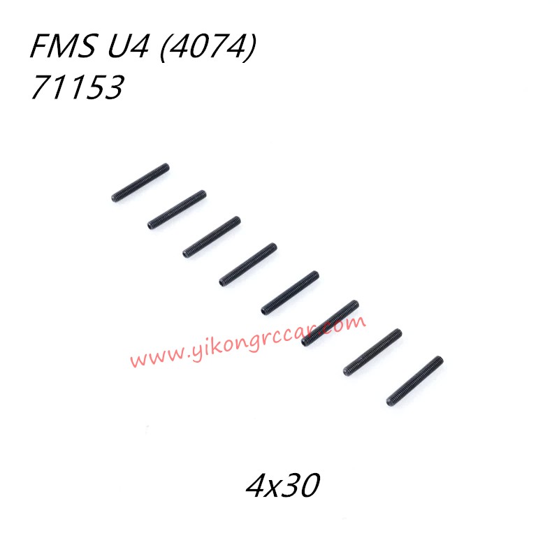 FMS U4 10702 RC Car Parts Headless Screws 4x30 APSC71153