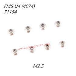FMS U4 10702 RC Car Parts M2.5 Flange Lock Nuts APSC71154