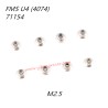 FMS U4 10702 RC Car Parts M2.5 Flange Lock Nuts APSC71154 FMS U4 10702 RC Car Parts M2.5 Flange Lock Nuts APSC71154