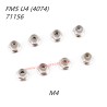 FMS U4 10702 RC Car Parts M4 Flange Lock Nuts APSC71156