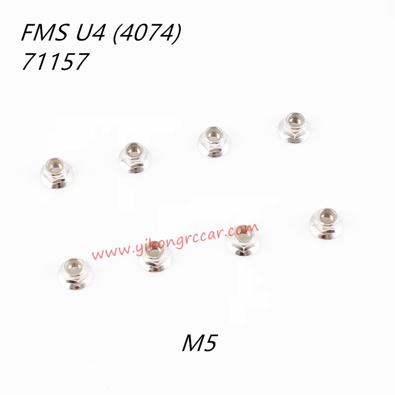 FMS U4 10702 RC Car Parts M5 Flange Lock Nuts APSC71157 FMS U4 10702 RC Car Parts M5 Flange Lock Nuts APSC71157