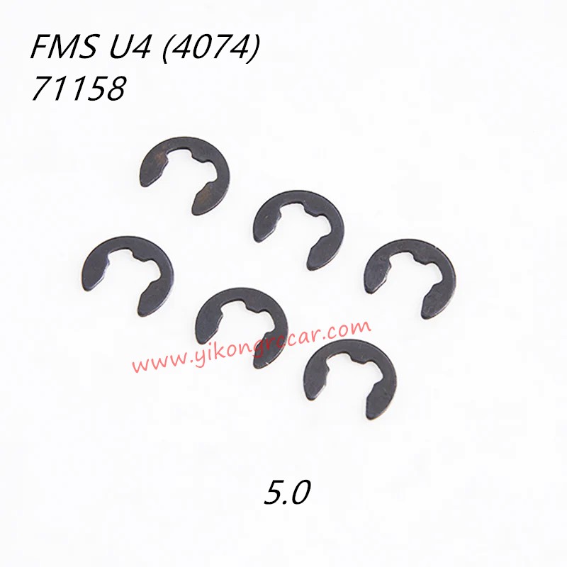 FMS U4 10702 RC Car Parts 5.0 E Buckle APSC71158 FMS U4 10702 RC Car Parts 5.0 E Buckle APSC71158