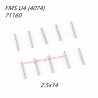 FMS U4 10702 RC Car Parts Pins 2.5x14 APSC71160