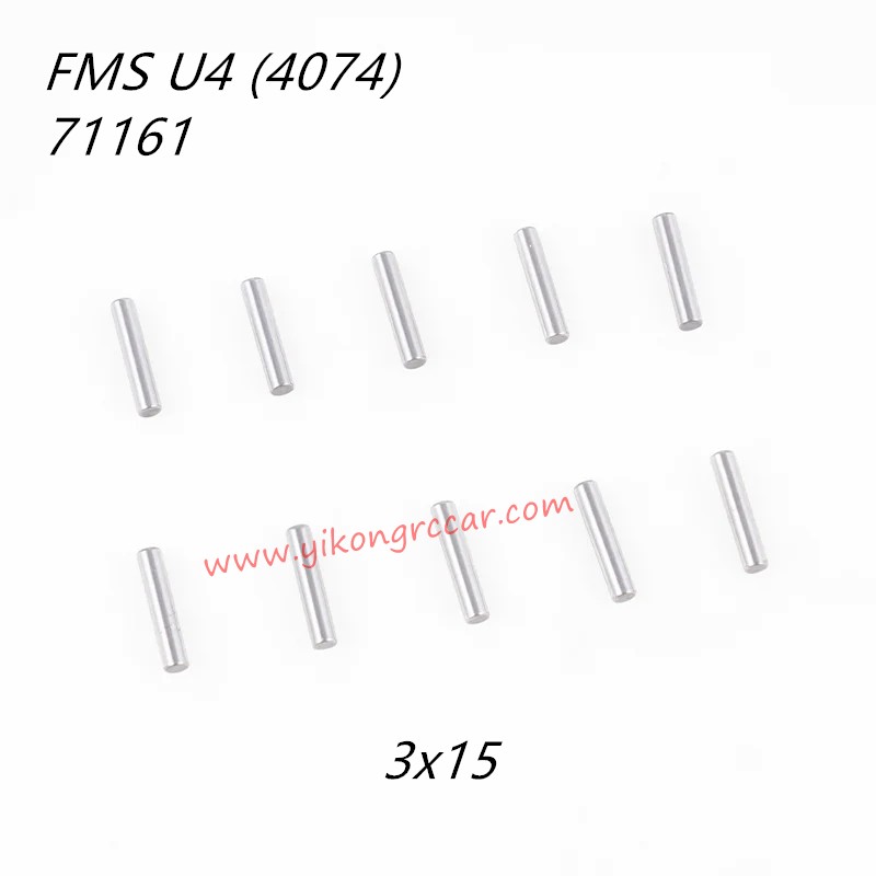 FMS U4 10702 RC Car Parts Pins 3x15 APSC71161 FMS U4 10702 RC Car Parts Pins 3x15 APSC71161