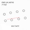 FMS U4 10702 RC Car Parts Shims 6x3.1x0.5 APSC71162
