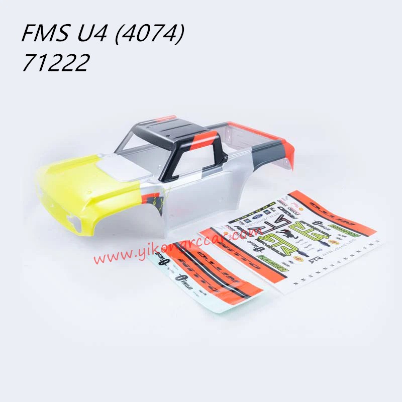 FMS U4 10702 RC Car Parts Body and Sticker (Livery A) APSC71222