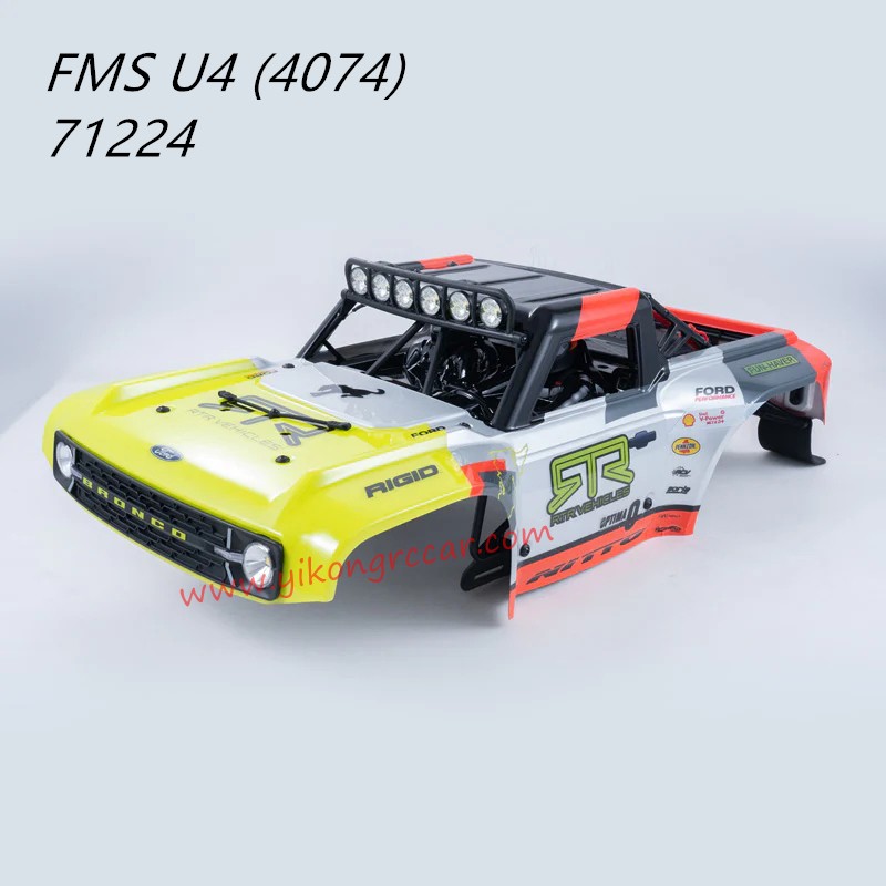 FMS U4 10702 RC Car Parts 2025 Car Body Set APSC71224