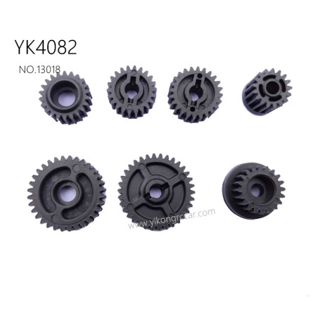 YIKONG YK4082 Pro RC Car Parts reduction box gear set 13018