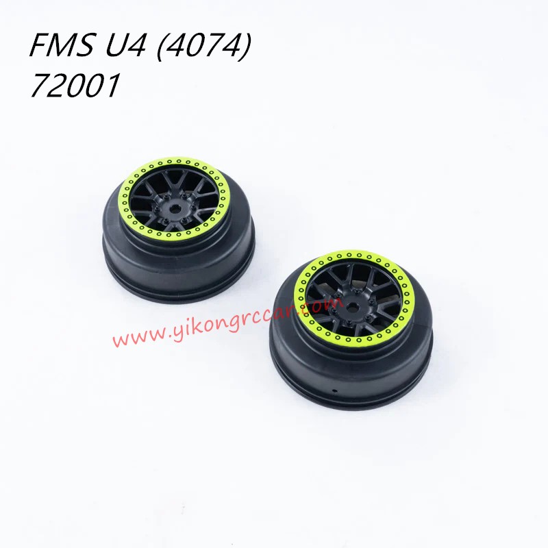 FMS U4 (4074) Parts Wheelhub (Green) APSC72001
