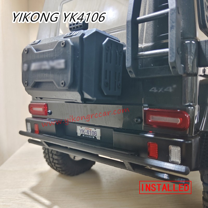 YIKONG YK4106 Upgrade Parts Rear Bumper INSTALLED