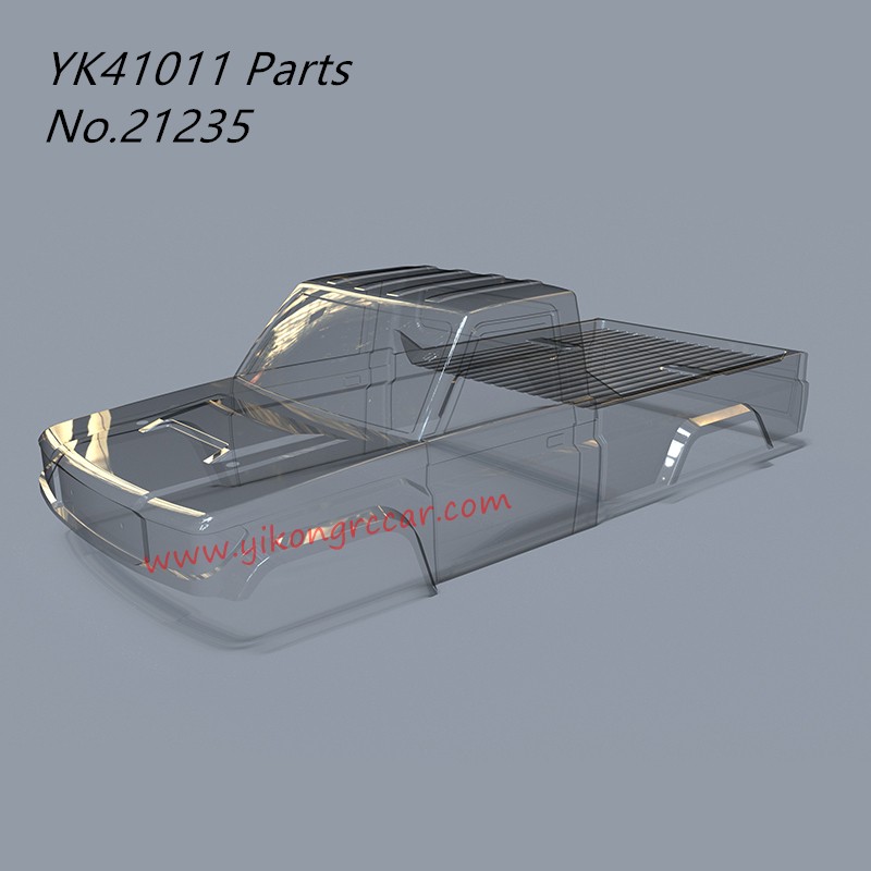YIKONG YK41011 RC Truck Parts Transparent Body Shell 21235